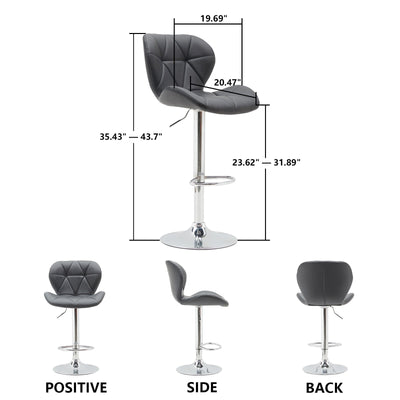 Set of 2 Scandinavian Barstool Design by Blak Hom