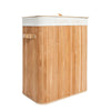 Double-Lattice Bamboo Folding Laundry Baskets by Blak Hom