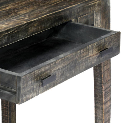 Solid Mango Wood Desk 43.3"x19.7"x29.5" by Blak Hom