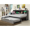 Renell Bed & Trundle in Black & Silver by Blak Hom
