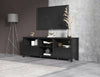 Black TV Stand for Living Room and Bedroom by Blak Hom