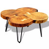 Trunks Solid Sheesham Wood Coffee Table 13.8" 4 by Blak Hom
