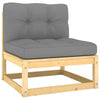 8 Piece Garden Lounge Set with Cushions Solid Pinewood by Blak Hom