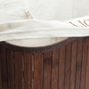 Double-Lattice Bamboo Folding Laundry Baskets by Blak Hom