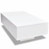 White Glossy Floating Coffee Table