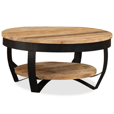 Solid Rough Mango Wood Coffee Table