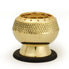 Embossed Brass Burner, Medium Base, Net Top by OMSutra