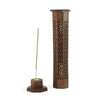 Wooden Decorative Handcarved Tower Incense Burner -12" by OMSutra