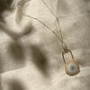 Solar Quartz Eye Necklace by SLATE + SALT