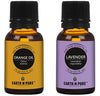 Earth N Pure Lavender & Orange Essential Oils by Distacart