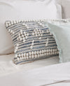 Handwoven Recycled Denim Pillow 14"x40" by Anaya