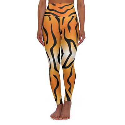 High Waisted Yoga Leggings, Tiger Stripes by inQue.Style