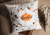 Thankful Primitive Pumpkin Wreath Pillow Cover