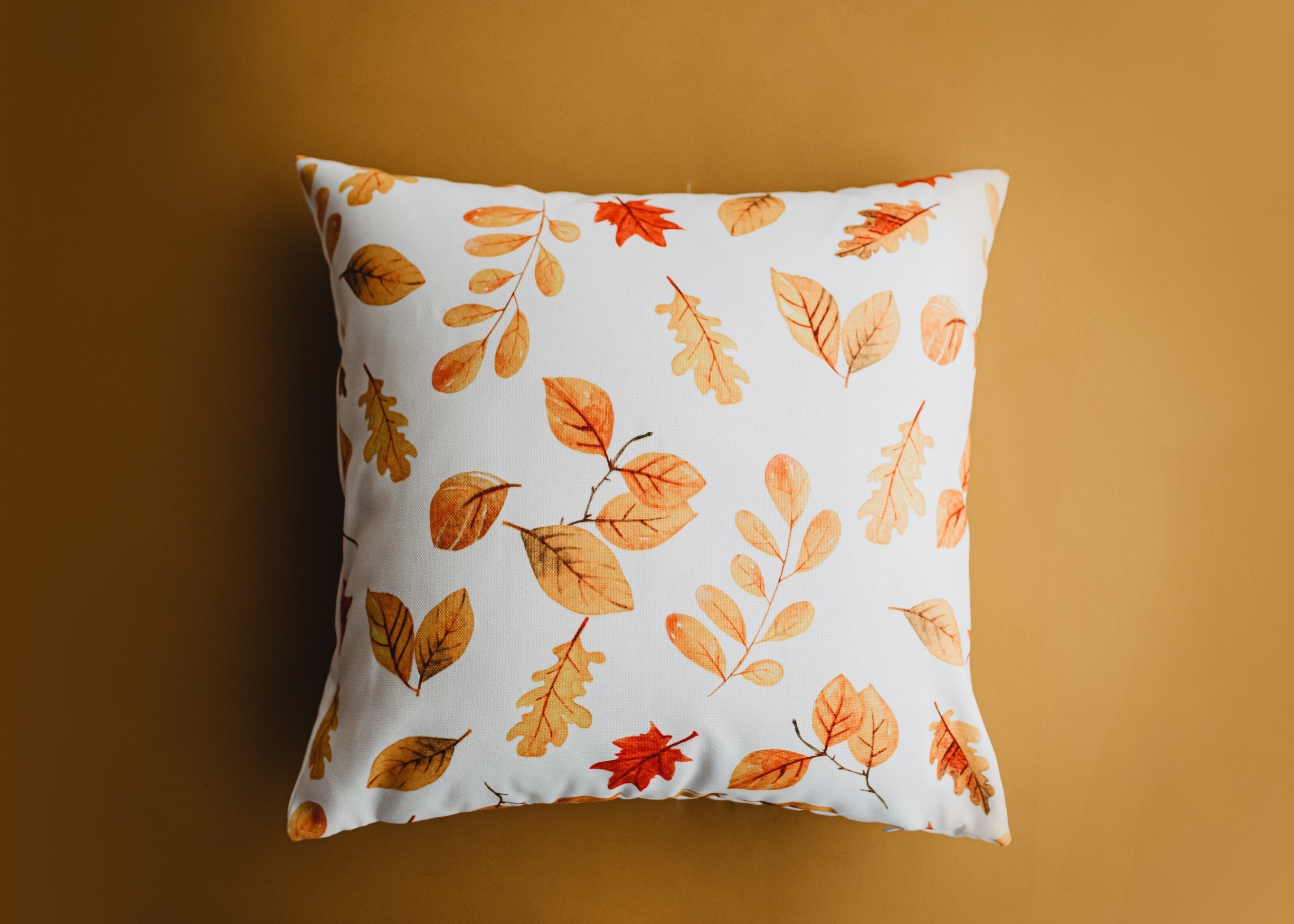 Fall Leaves Throw Pillow Cover