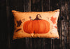 Primitive Pumpkin Lumbar Pillow Cover | 18x12