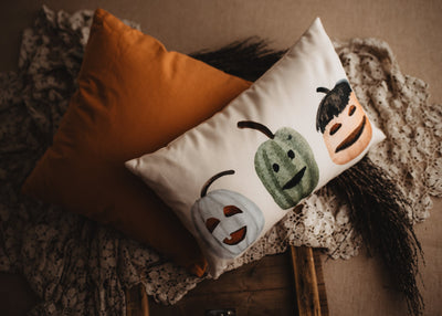 Primitive Pumpkin Decor Pillow Cover