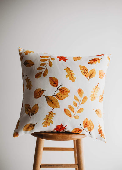 Fall Leaves Throw Pillow Cover