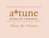 Sound Healing - Silver Black Tourmaline Quartz Crystal Grid & Tuning Fork Set by Ariana Ost