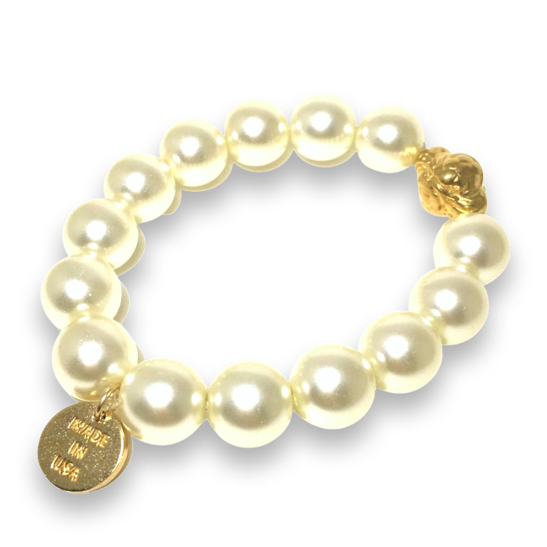 Pearls of Wisdom Mantra Bracelet by Urban Charm Marketplace