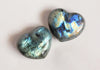 Valentines Gift Labradorite Decorative Heart - sold per piece by OMSutra