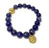 Lapis Lazuli Mantra Bracelet by Urban Charm Marketplace