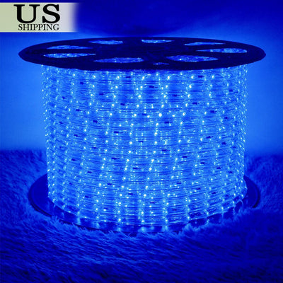 LED Rope Light 110V Garden Indoor Outdoor String Lighting Tube 50/150/100/300 ft by Plugsus Home Furniture