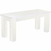 Dining Room Bench Solid Wood Pine - Six Different Sizes And Ten Colors