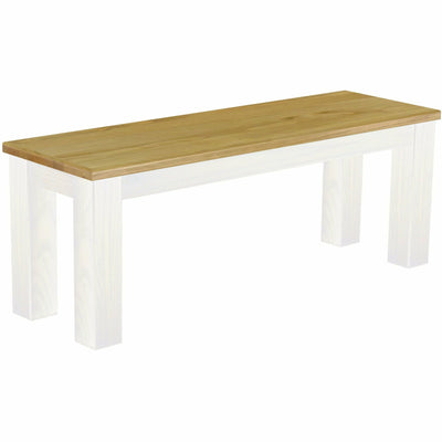 Dining Room Bench Solid Wood Pine - Six Different Sizes And Ten Colors