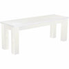 Dining Room Bench Solid Wood Pine - Six Different Sizes And Ten Colors