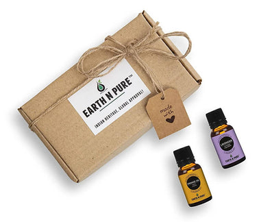 Earth N Pure Lavender & Orange Essential Oils by Distacart