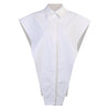 Land of Nostalgia Blouses Women's Turn-Down Collar Sleeveless Button Tops by Land of Nostalgia