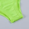 Land of Nostalgia Women's Short Sleeve Top  Bodycon with Panty Short Set by Land of Nostalgia