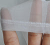 Slim Semi-Transparent Mesh Crop Top by White Market