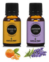 Earth N Pure Lavender & Orange Essential Oils by Distacart