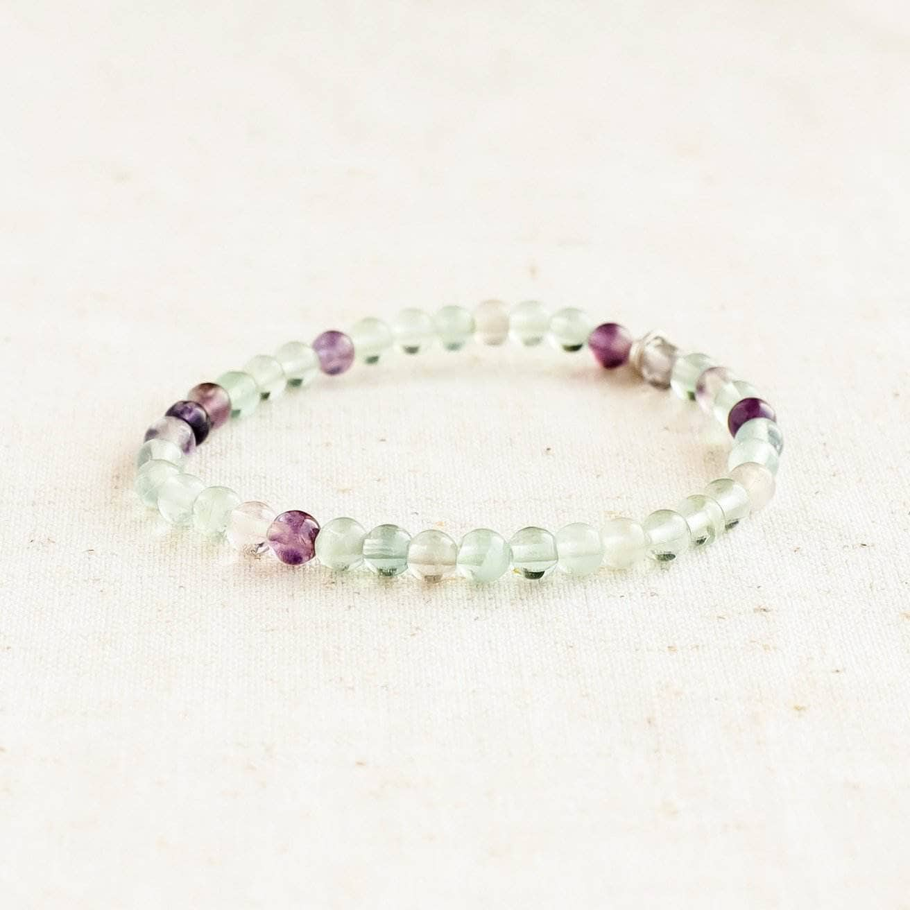 Rainbow Fluorite Energy Bracelet by Tiny Rituals