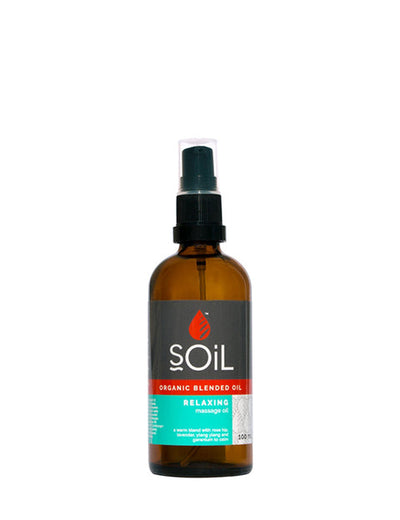 Organic Relaxing Blended Oil 100ml by SOiL Organic Aromatherapy and Skincare