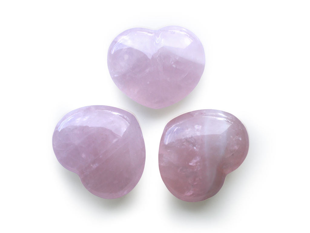 Valentines Gift Rose Quartz Decorative Hearts - sold per piece by OMSutra