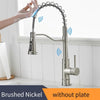 Sensor Kitchen Faucets Brushed Gold Smart