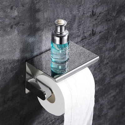 Stainless Steel Toilet Paper Holder by Quality Home Distribution