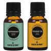Earth N Pure Orange & Peppermint Essential Oils by Distacart