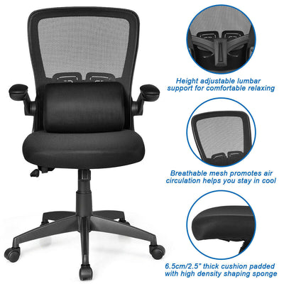 Office Chair Massage Lumber Pillow Ergonomic by Plugsus Home Furniture