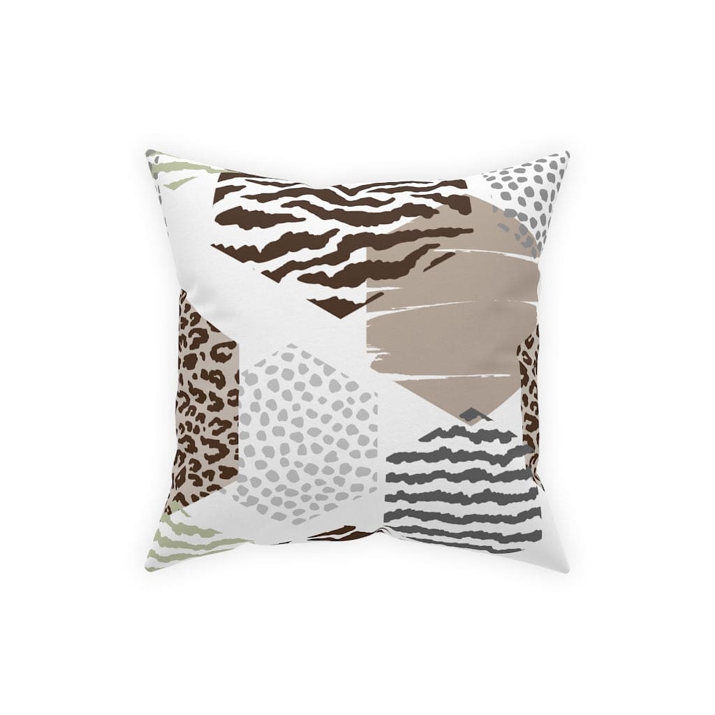 Uniquely You Decorative Throw Pillow - Accent / Geometric Print - Beige by inQue.Style