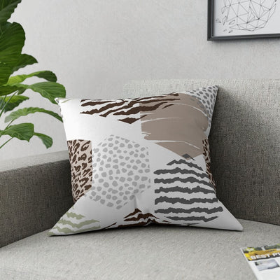 Uniquely You Decorative Throw Pillow - Accent / Geometric Print - Beige by inQue.Style
