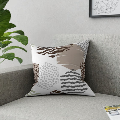 Uniquely You Decorative Throw Pillow - Accent / Geometric Print - Beige by inQue.Style