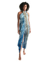 Uniquely You Sheer Blue Mountain Outdoor Landscape Swim Cover Up by inQue.Style