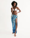 Uniquely You Sheer Blue Mountain Outdoor Landscape Swim Cover Up by inQue.Style