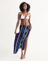 Uniquely You Sheer Bohemian Blue Swimsuit Cover Up by inQue.Style