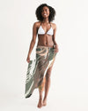 Uniquely You Sheer Circular Multicolor Green Swimsuit Cover Up by inQue.Style