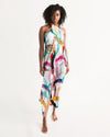 Uniquely You Sheer Circular Multicolor Swimsuit Cover Up by inQue.Style