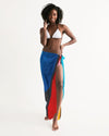 Uniquely You Sheer Colorblock Multicolor Swimsuit Cover Up by inQue.Style